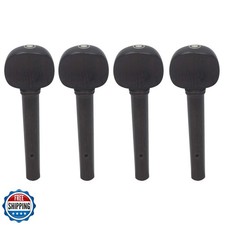 4 Pieces 3/4 Size Violin Tuning Pegs Fiddle Tuning Peg Ebony String Tunning P