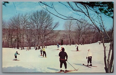 Pocono Manor PA Pocono Manor Inn Skiing c1964 Postcard