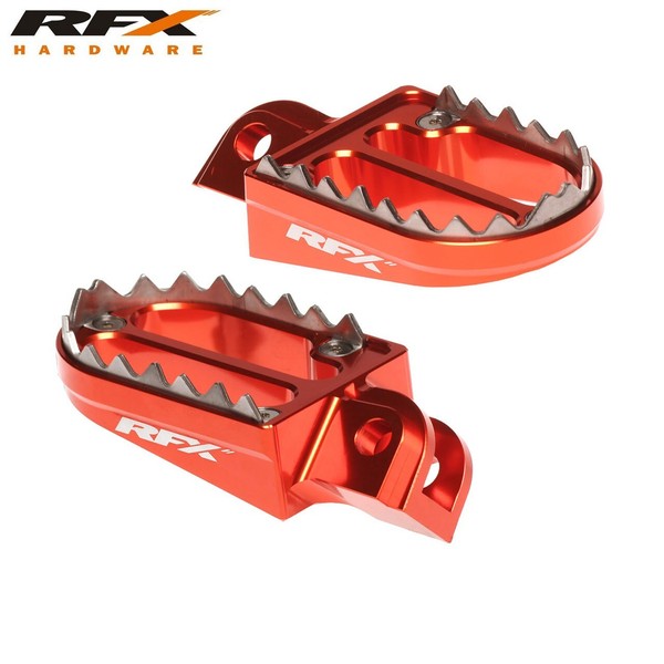 RFX Race FX RFX Motocross Pro Series 2 Orange Aluminium FußRasten Paar-image