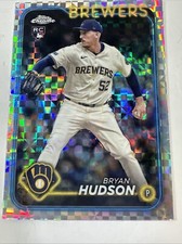 Bryan Hudson Rookie X-Fractor 2024 Topps Chrome Update #USC169 Brewers