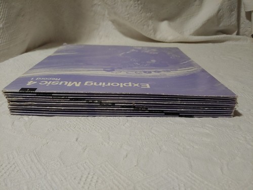 Vtg Exploring Music 4 11 LP set Holt Rinehart Winston Yellow Case 1 Broken LP - Picture 20 of 23