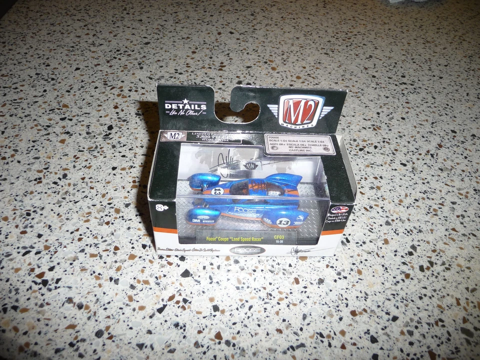 M2 Machines 1/64 Coupe “Land Speed Racer” CF03 AUTOGRAPHED by CHIP FOOSE - Image 2 of 4