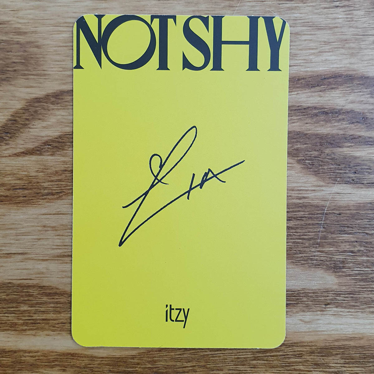 Lia Official Photocard ITZY Not Shy Genuine Kpop | eBay