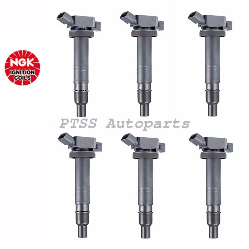 9091902260 6x OEM NGK Ignition Coils For Toyota 4Runner Tacoma FJ Cruiser 4.0 - Image 2 of 4