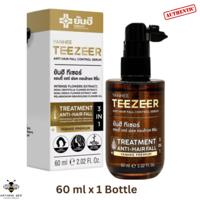 Yanhee Teezeer Anti Hair fall Serum Damaged Hair loss Nourishes Scalp care 60 ml