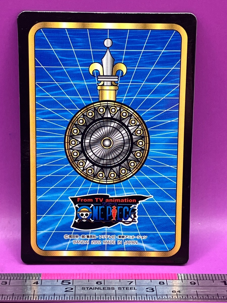 Usopp 35 One Piece King of Pirates Gummy Card 2002 BANDAI TCG