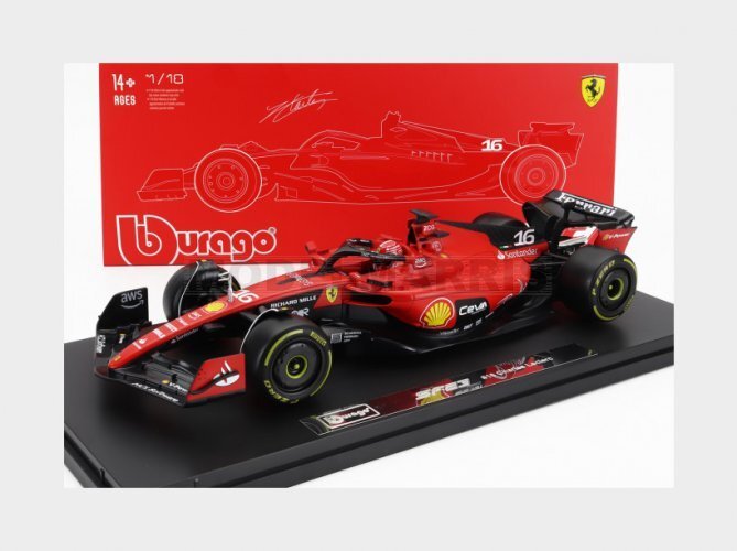 BURAGO BU16820-LE-VET FERRARI F1 SF-23 TEAM SCUDERIA FERRARI N 16 SEASON 2023 CH