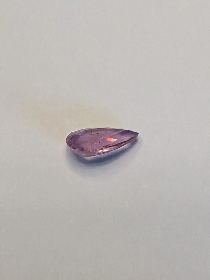 0.80 ct. Saphir pink Edelstein Tropfen Schliff Schmuck - Bild 2 von 4