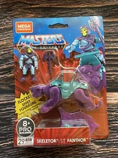 Mega Construx Skeletor Battle Axe and Panthor Flocked Masters Of The Universe
