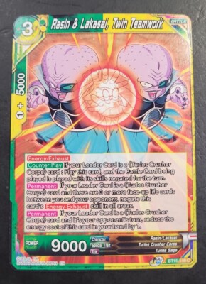 Dragon Ball Super CCG Saiyan Showdown Rasin & Lakasei, Twin Teamwork BT15-149 C 