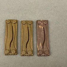 Mega Bloks AM01880 Brown Replacement Add-On Parts Pieces Lot of 3