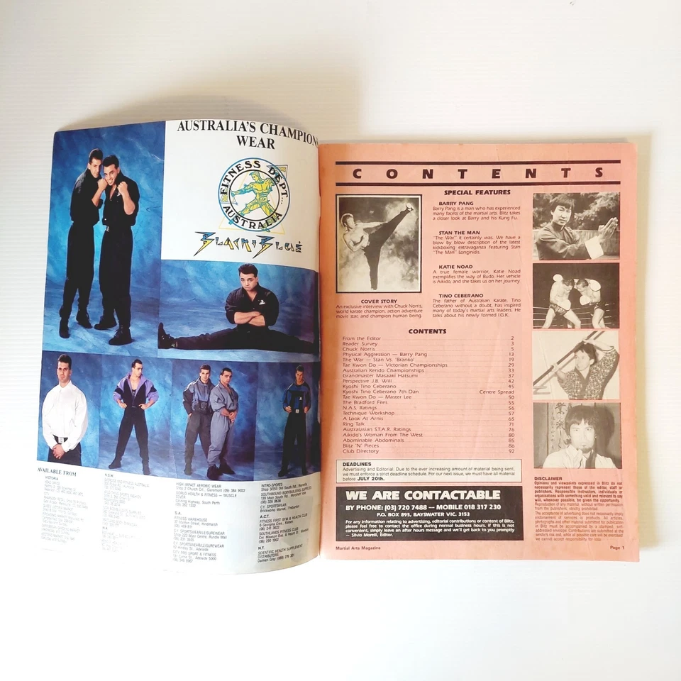 Martial Arts Blitz Magazine Volume 6 #2 | Chuck Norris Exclusive Interview  - Image 3 of 4