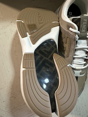 NIB $1100 Fendi Men FF Logo Athletic Sneakers Gray 12 US/11 NIB $1100 Fendi Men FF Logo Athletic Sneakers Gray 12 US/11
