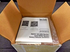 Omega SW142G-10-B Gold Plated Contact, Monogram Series, Rotary Selector Switch