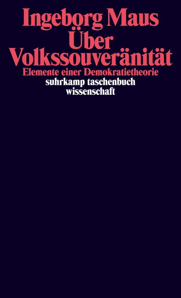 Thumbnail - Über Volkssouveränität - Ingeborg Maus - 9783518296073 Portofrei