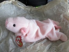 Beanie baby Squealer style 4005 with errors DOB 4-23-93