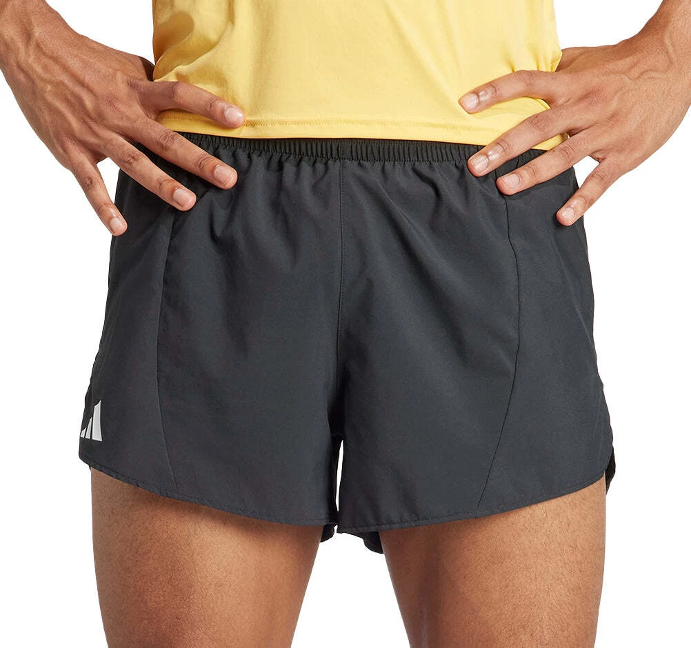 adidas Adizero Essentials Mens Running Shorts Black Lightweight Run Jogging