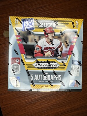 2021 PANINI PRIZM DRAFT PICKS FOTL BASEBALL Sealed Hobby Box ELLY WITT CARTER !!