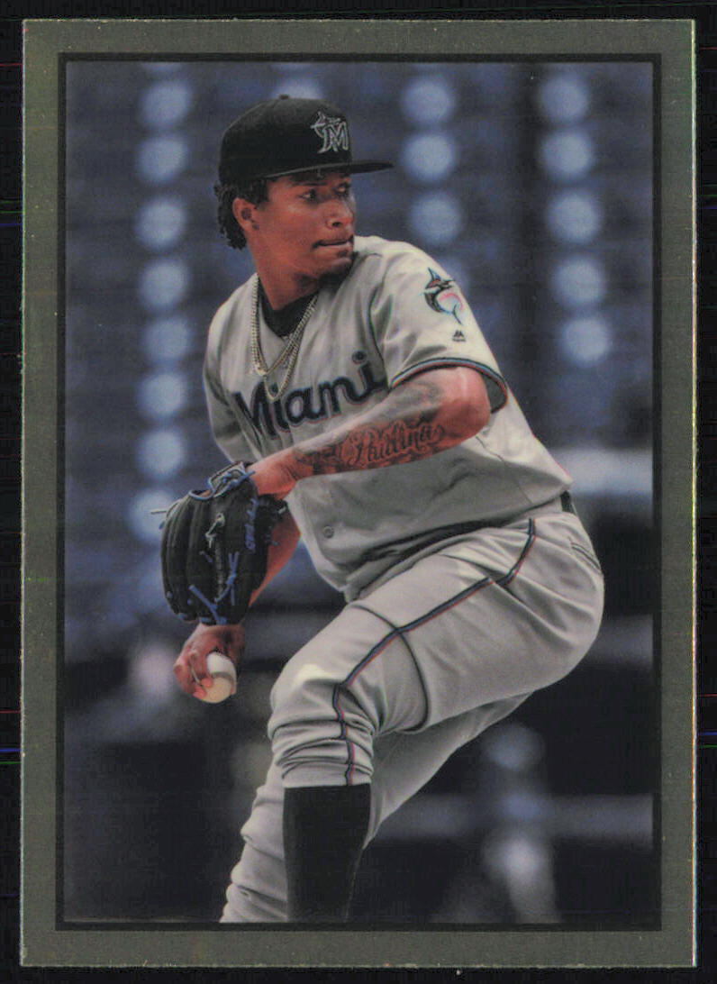 Sixto Sanchez 2019 Bowman Heritage Chrome Prospects #53CP-26 Miami Marlins
