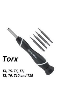 NEW - Husky 8-In-1 Torx Screwdriver Set 74502 - T10 T15 T8 T7 T6 T5 T4 USA