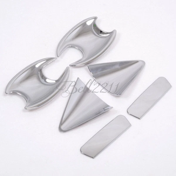 Manija de puerta cromada ABS taza cuenco cubierta embellecedor para Honda Vezel HR-V HRV 2014-2022 Foto 2 de 4