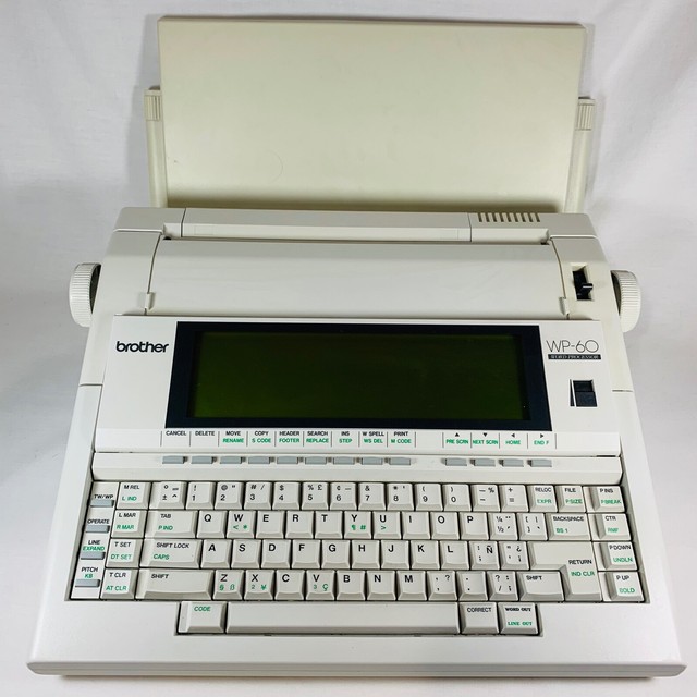 Vintage Brother Word Processor Electric Typewriter Wp 2450ds