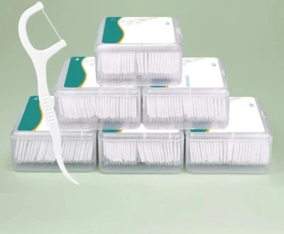 TOPPA 150x Dental Floss Sticks | Interdental Tooth Harps Teeth Picks Oral Plaque Care