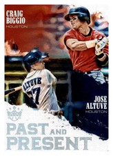 2018 Panini Diamond Kings #PP9 Jose Altuve / Craig Biggio Past and Present