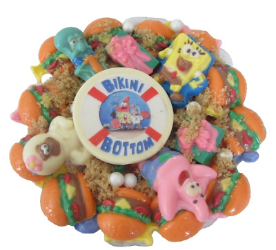 SpongeBob Patrick Sandy Squid Word Crabby Patty chocolate fondant candy molds