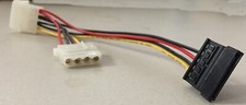 Lot of 15 Molex 4-pin power adapter cable converts Molex 4-pin power connector