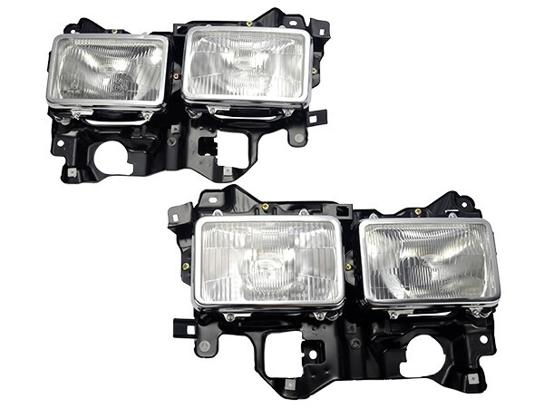 Mitsubishi Fuso Canter Retro Square Eye 4-lamp Headlight Set Mitsubishi Fuso Canter Retro Square Eye 4-lamp Headlight Set
