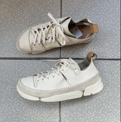 Clarks Trigenic Flex Low Top Leather Shoes Sneakers Women's EUR 37