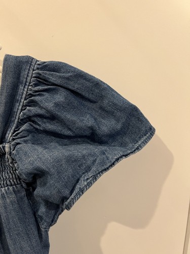 GAP Kids Denim Dress, Girls M, UK 8-9 Years, Cotton, Short Sleeves, Medium Wash - Picture 3 of 7