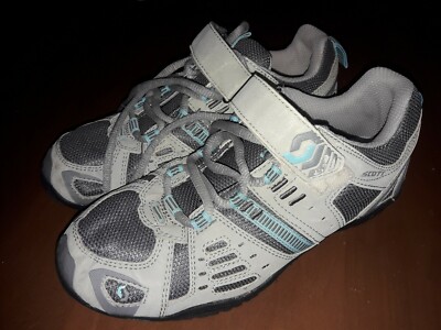 Fahrradschuhe MTB Scott grau/ türkis UK 4.5  EUR 37