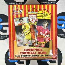 1998 Futera Fans Selection Liverpool Trading Cards Sealed Box (36 Packs)