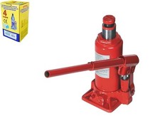 CRIC SOLLEVATORE CRICK IDRAULICO A BOTTIGLIA 4T TON TONNELLATE RUOTE RUOTA AUTO