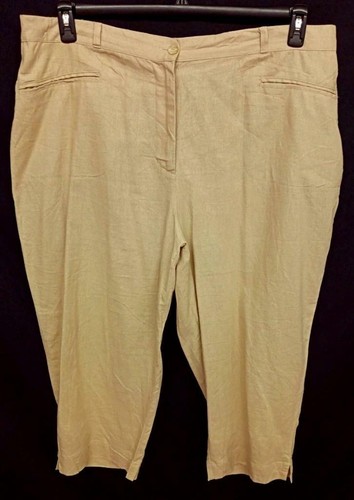 Merona beige linen blend multi pockets 
