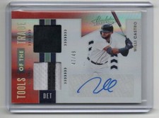 2020 Panini Absolute Tools Trade Auto Dual Jersey Patch Willi Castro Red 47/49