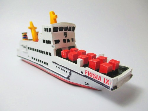 Barco barco MS Frisia IX Norddeich Juist 12 cm modelo Poly nuevo - Imagen 4 de 6