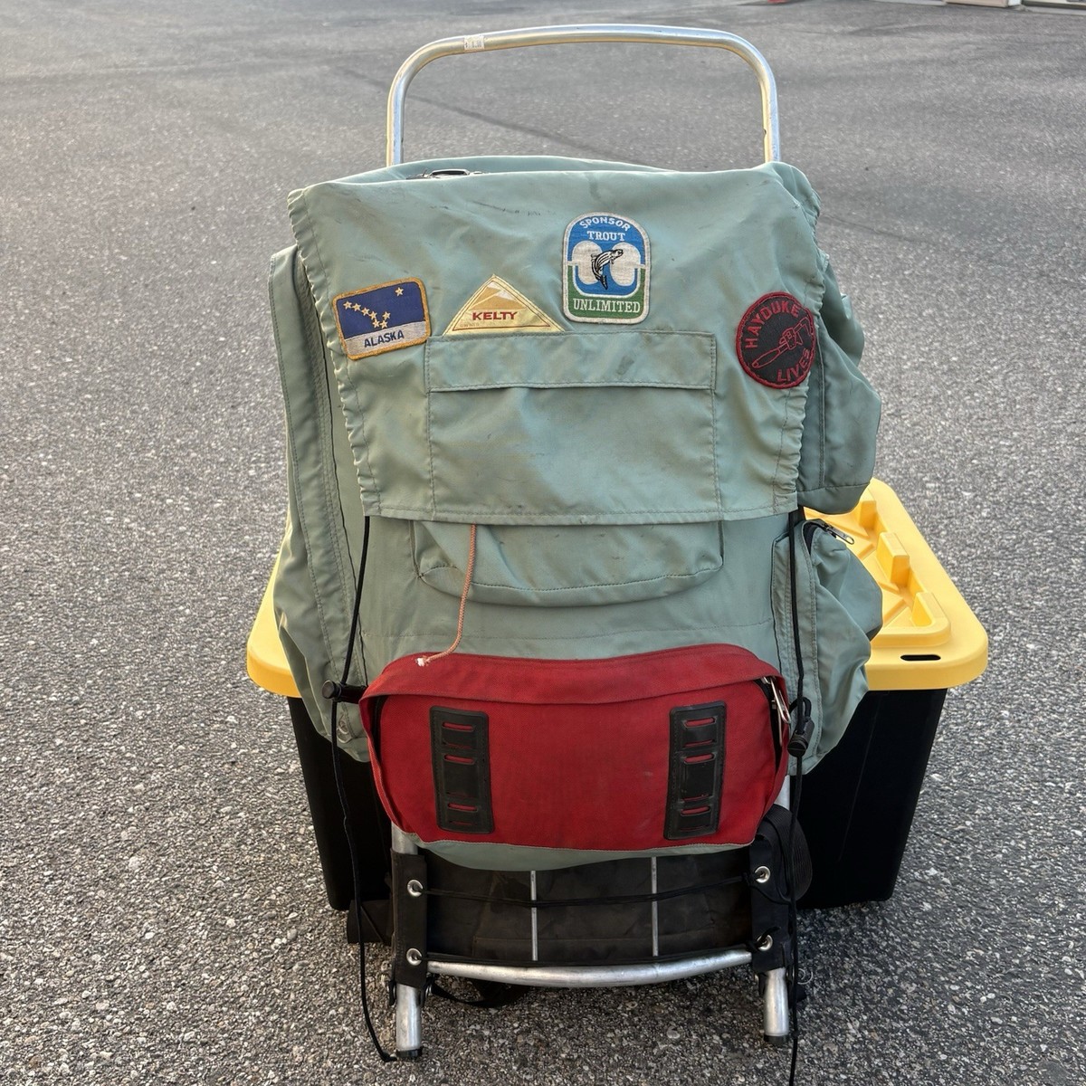 Vintage 70s KELTY Tioga External Frame Adjustable Backpack Hiking USA Made Vintage 70s KELTY Tioga External Frame Adjustable Backpack Hiking USA Made