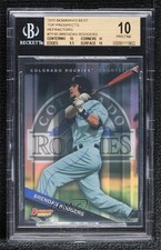 2015 Bowman's Best Top Prospects Refractor Brendan Rodgers BGS 10 PRISTINE 0s3