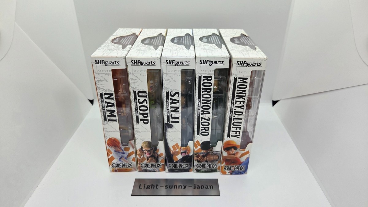S.H.Figuarts One Piece Luffy Zoro Nami Usopp Sanji Set of 5