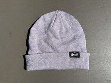 REI Co-op Lavender Wool Blend Beanie Hat Ski Snow Winter Warm - One Size Unisex
