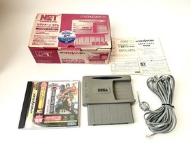 SEGA Saturn HST-0014 Boxed Console Bundle Modem HSS-0148 6 Games NTSC-J