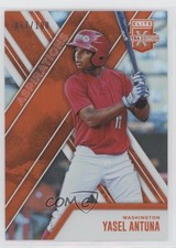2017 Panini Elite Extra Edition Aspirations Orange 67/100 Yasel Antuna #123 7k8