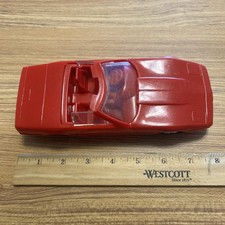 Tootsietoy Red Corvette Vintage Plastic Made in USA
