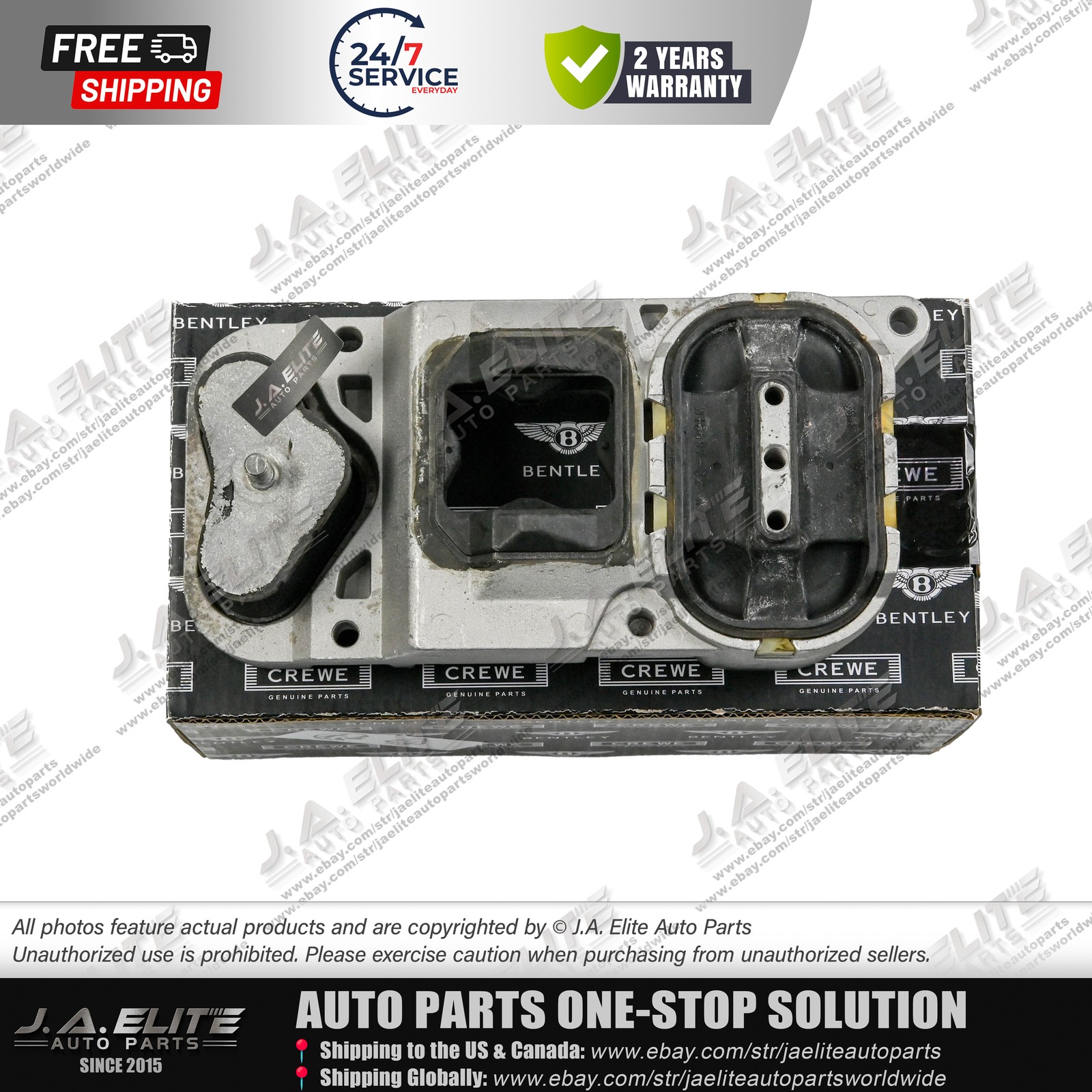 Bentley Continental GT Transmission mount P/N 3W0399151B