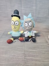 2018 Rick And Morty Stuffed Plush Set 6" Adult Swim Rick And Mr. Poopy Butthole