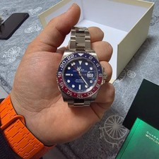 Rolex GMT-Master II Pepsi Gold Full Box & Papers