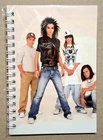 Tokio Hotel Spiral-Bound Graph Paper Notebook A6 48 pages #3